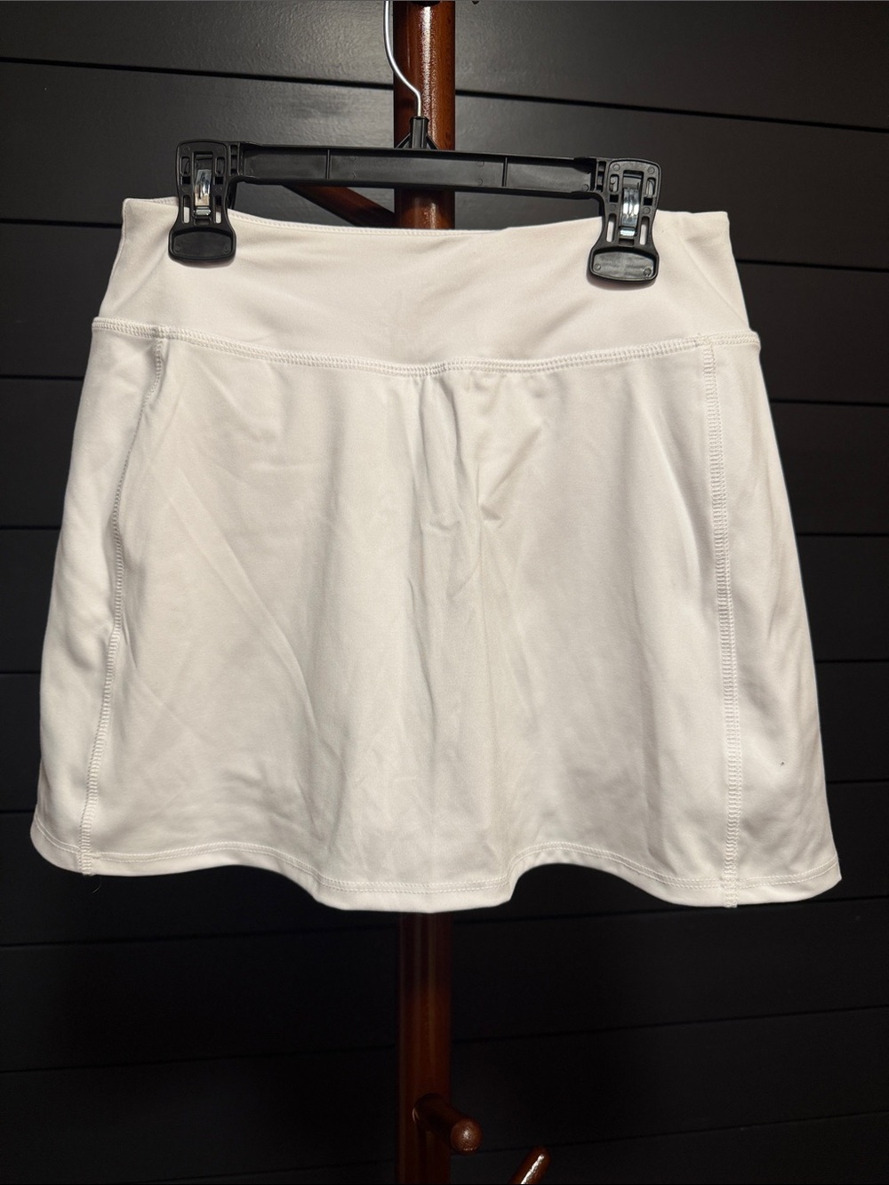 Madewell White Active Skort with Flared Hem